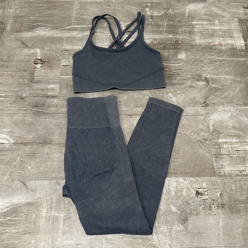 Target Women's Navy Strappy Activewear Set